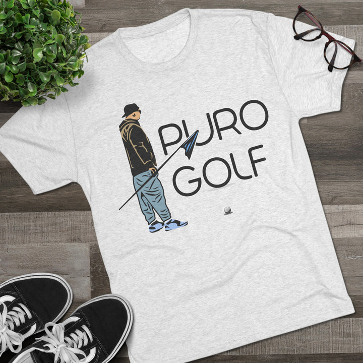 Puro Golf Flagman Ultra Soft Tri-Blend Crew Tee