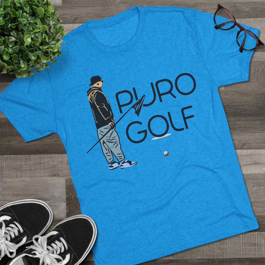 Puro Golf Flagman Ultra Soft Tri-Blend Crew Tee