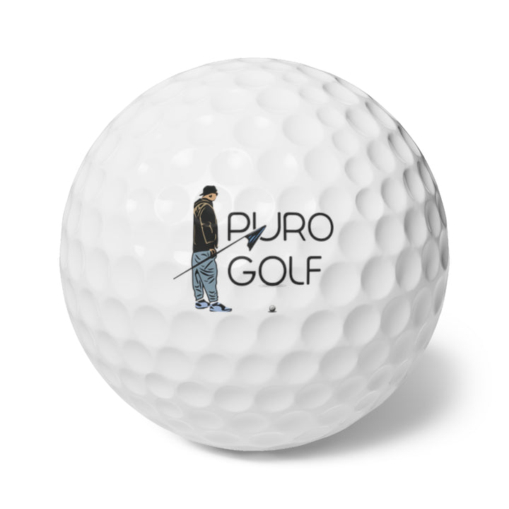 Iconic " OG Flagman" Puro Golf Balls, 6pcs