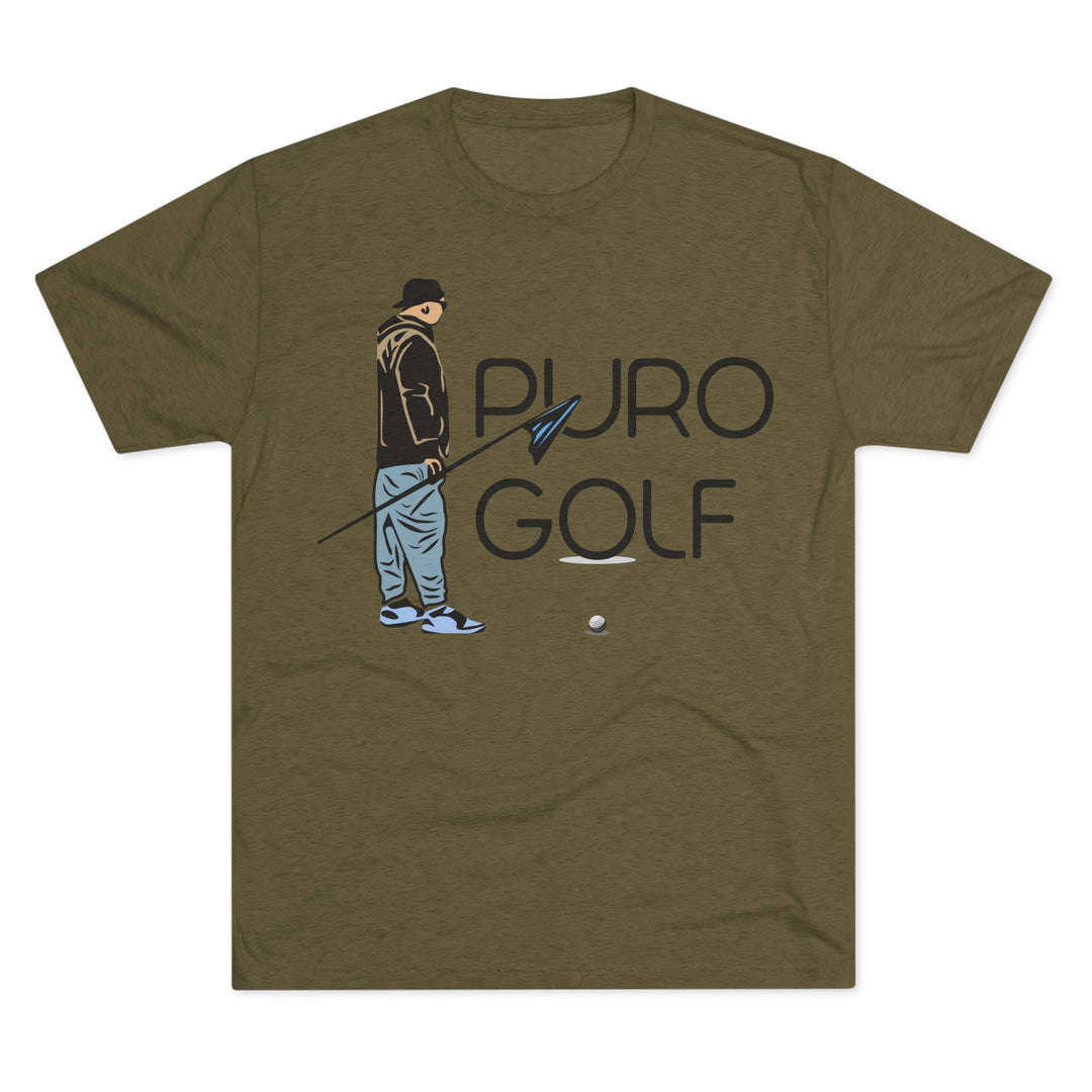 Puro Golf Flagman Ultra Soft Tri-Blend Crew Tee