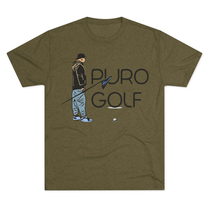 Puro Golf Flagman Ultra Soft Tri-Blend Crew Tee