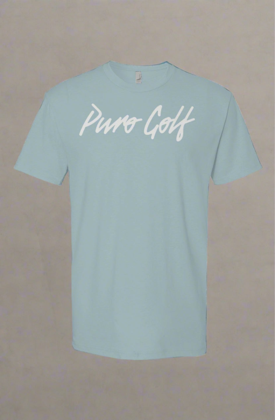 Puro Golf 'Day Tee" Ice Blue Short Sleeve T shirt