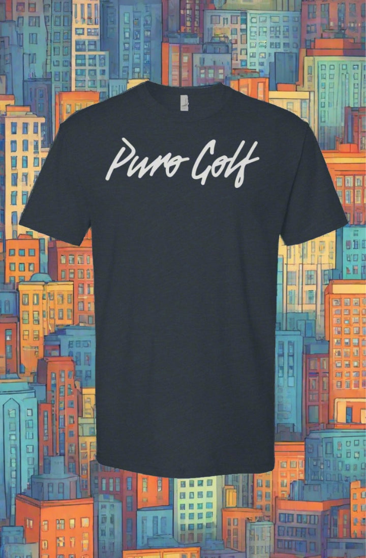 Puro Golf Midnight Navy "Day Tee" Short Sleeve T shirt