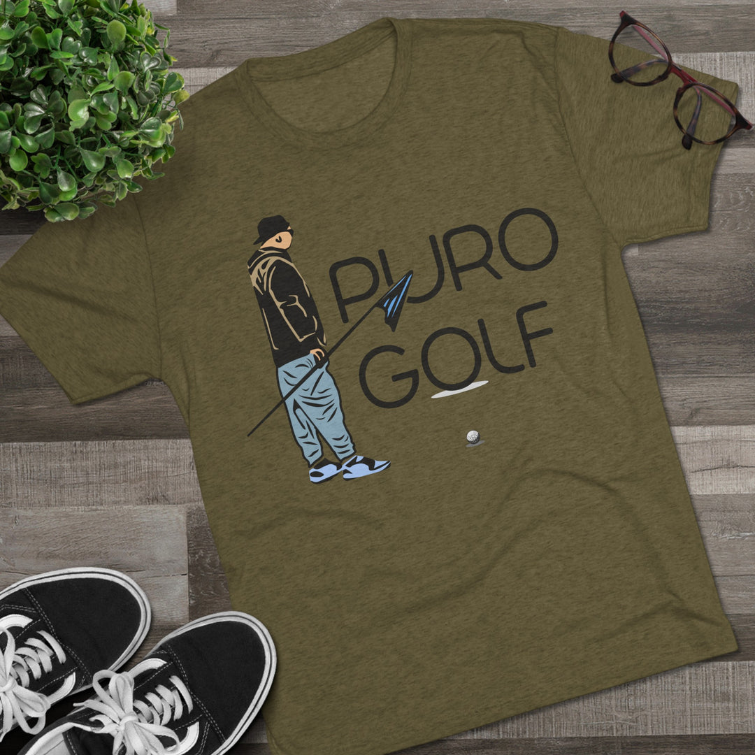 Puro Golf Flagman Ultra Soft Tri-Blend Crew Tee