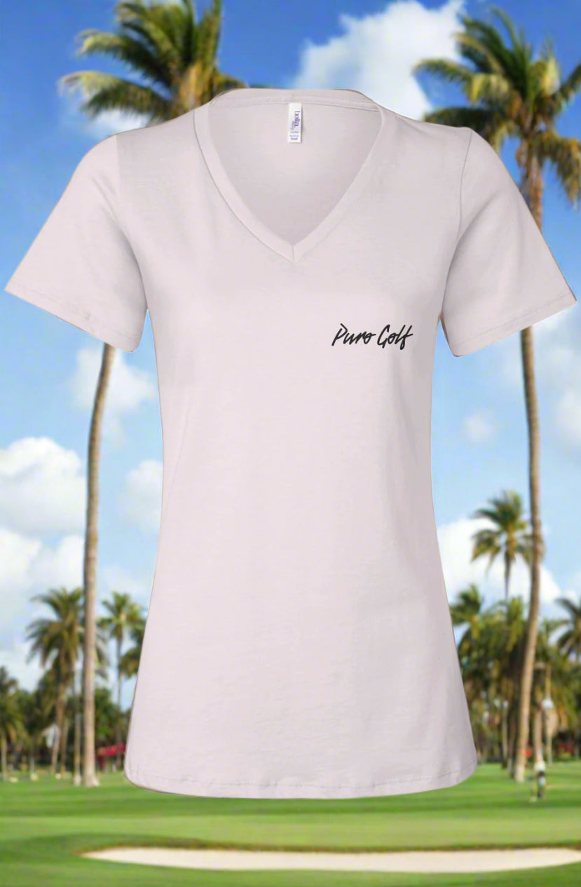 Puro Golf Women’s Casual V-Neck Tee
