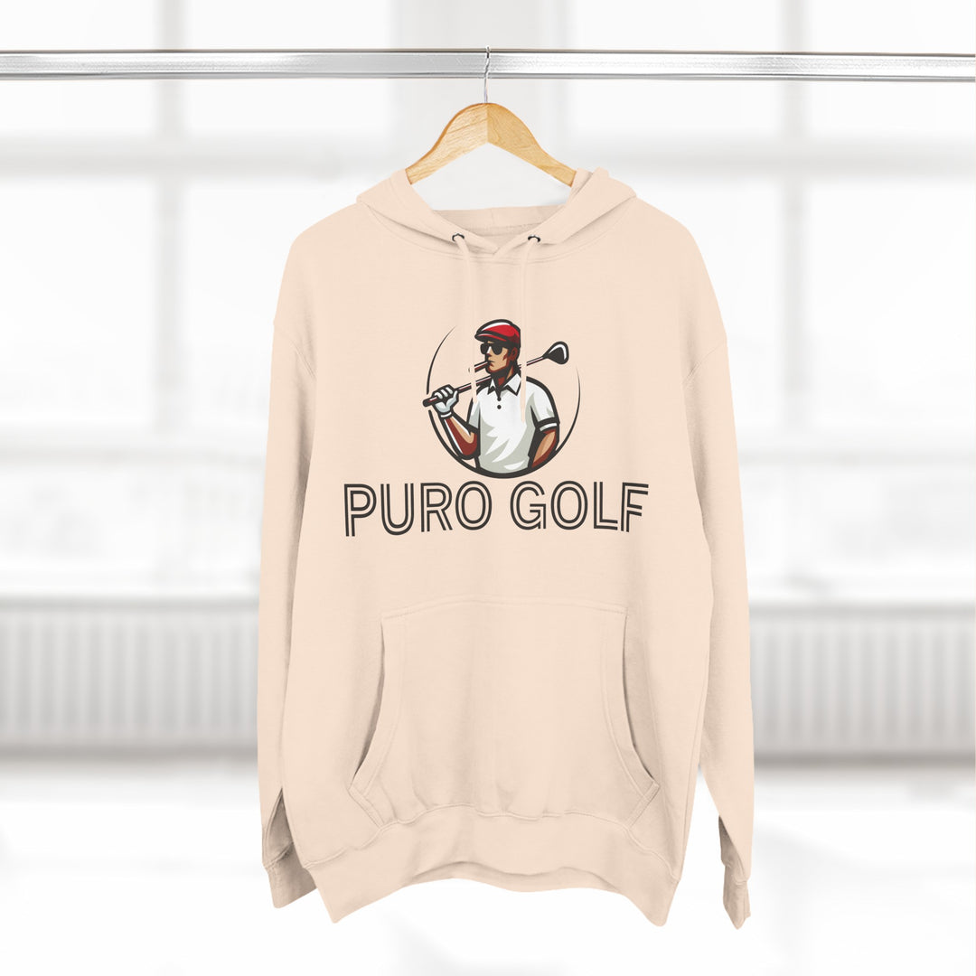 Puro Golf Classic Ciggy Man Three-Panel Fleece Hoodie