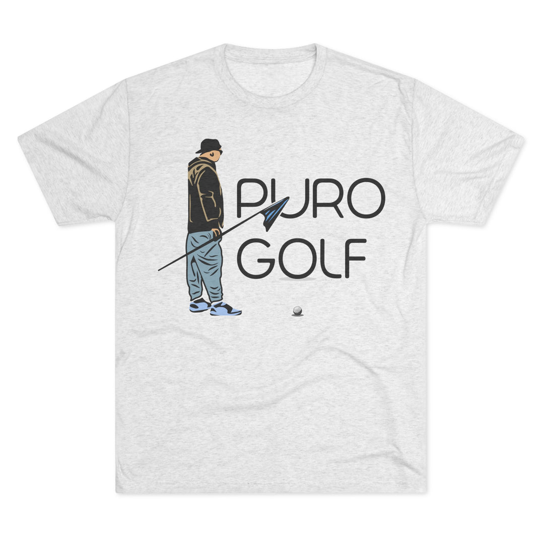 Puro Golf Flagman Ultra Soft Tri-Blend Crew Tee