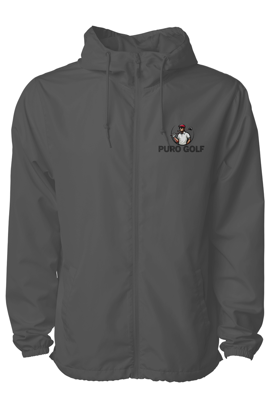 Puro Golf "Fumador" Water Resistant Lightweight Windbreaker