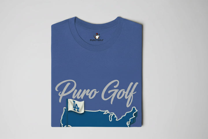 Los Angeles Masters Royal Blue Masters Golf Shirt