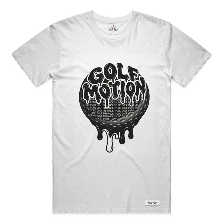 Puro Golf Black Motion Short Sleeve T shirt