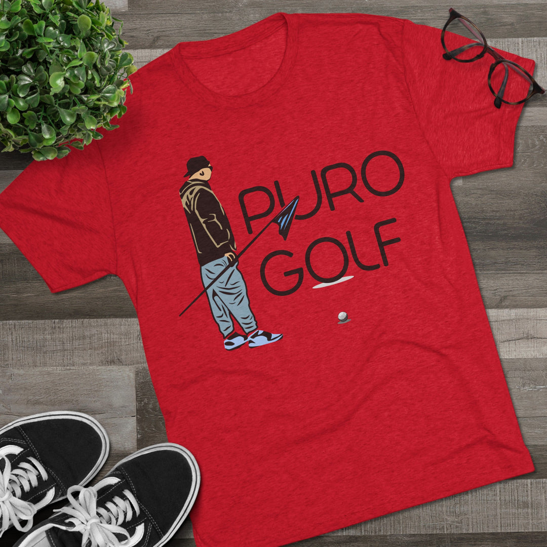 Puro Golf Flagman Ultra Soft Tri-Blend Crew Tee