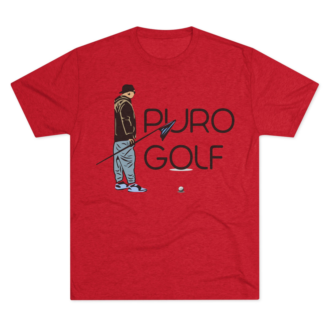Puro Golf Flagman Ultra Soft Tri-Blend Crew Tee