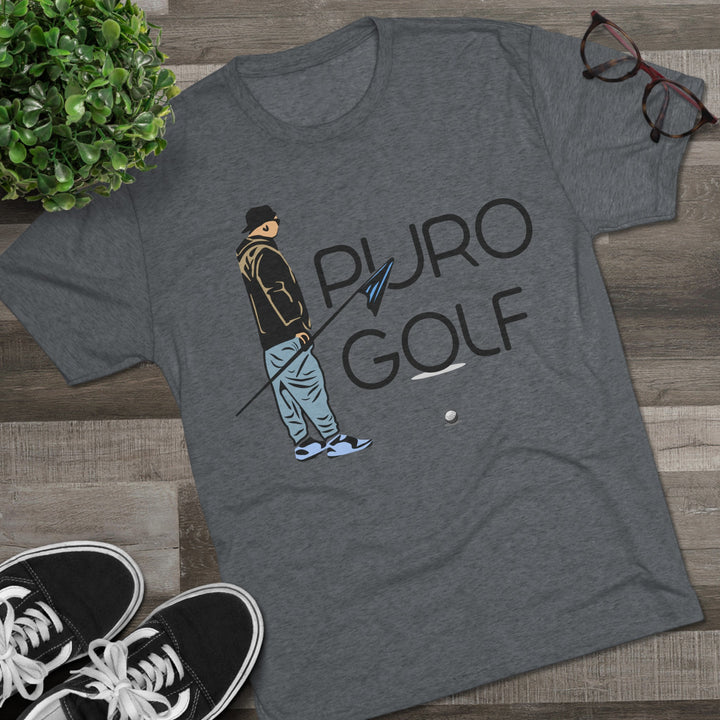 Puro Golf Flagman Ultra Soft Tri-Blend Crew Tee