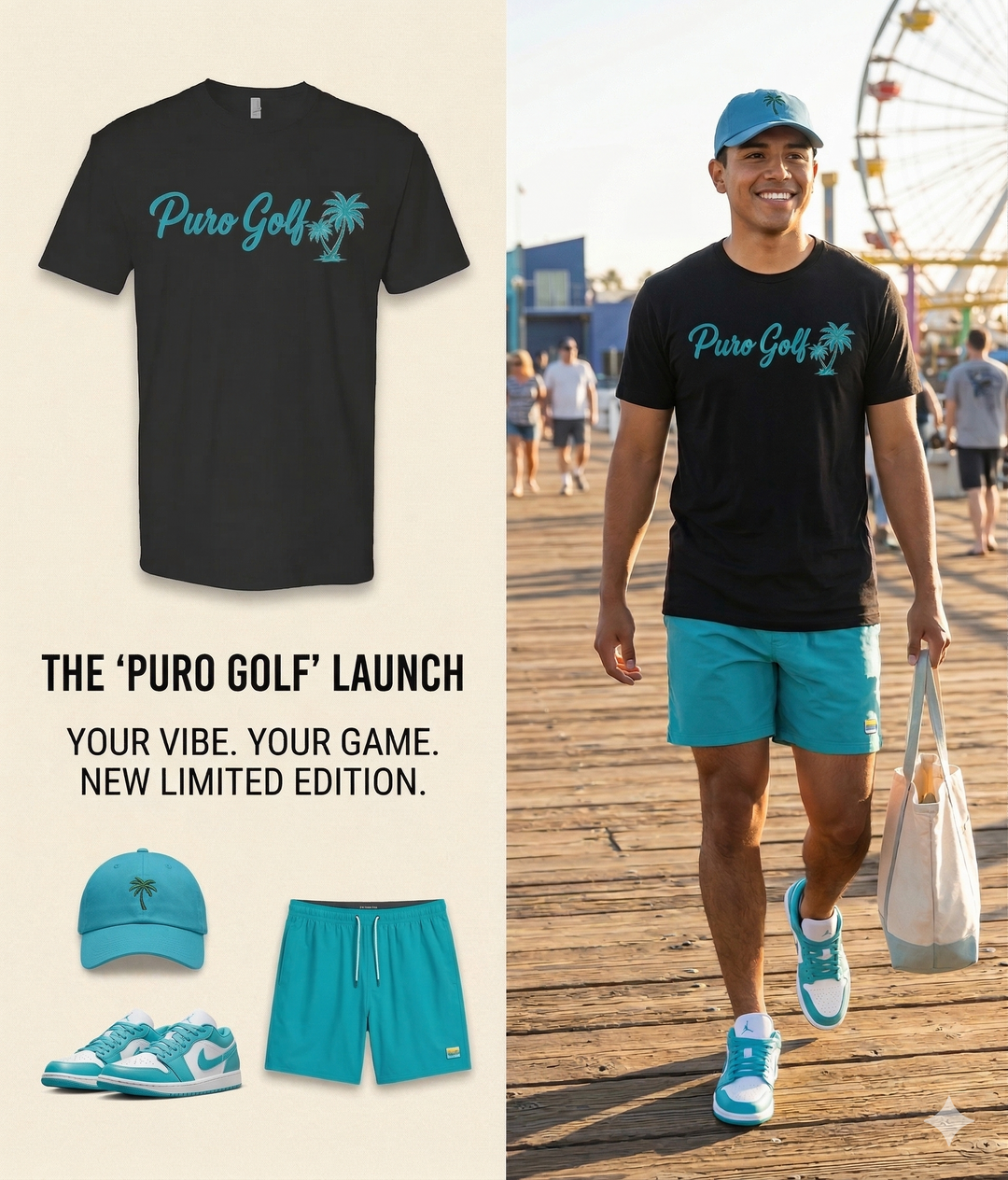 Puro Golf Palm Tree T-Shirt