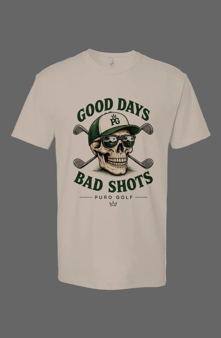 Puro Golf "Good Days Bad Shots" Tee