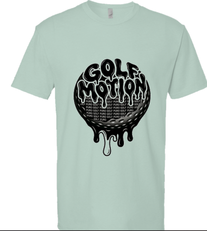 Puro Golf Black Motion Short Sleeve T shirt