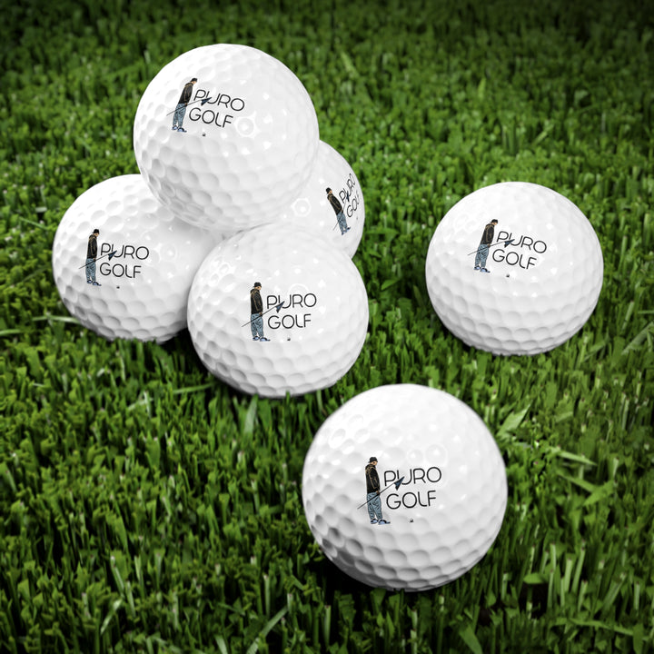 Iconic " OG Flagman" Puro Golf Balls, 6pcs