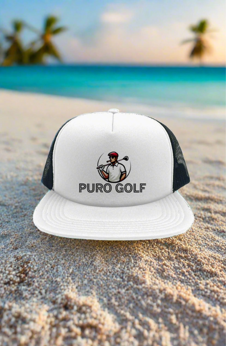 Puro Golf Ciggy Man Everyday Foam Front Trucker Cap