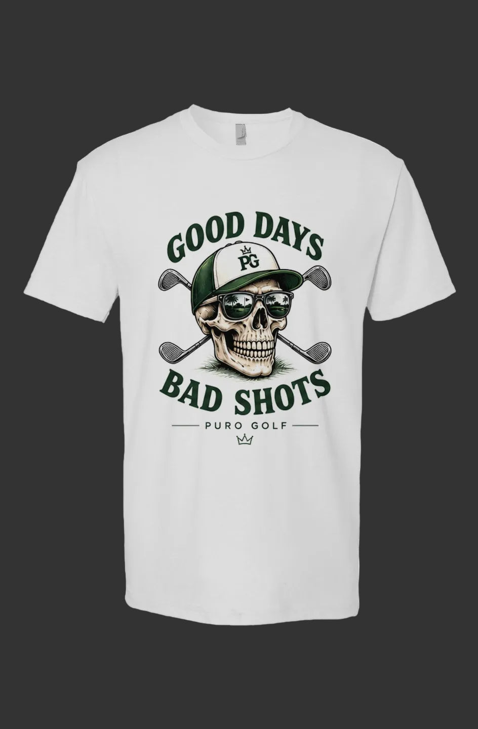 Puro Golf "Good Days Bad Shots" Tee