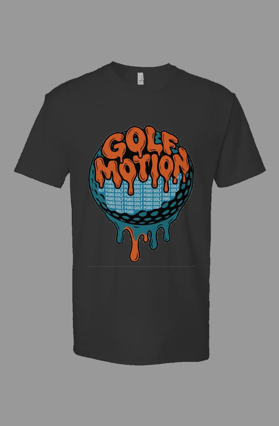 Puro Golf Melting Motion Black Tee