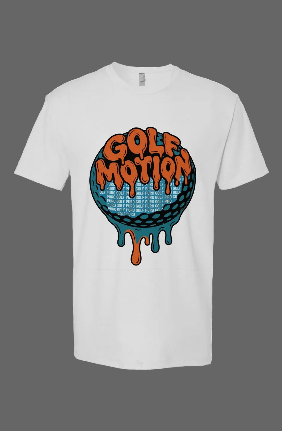 Puro Golf Melting Motion White Tee