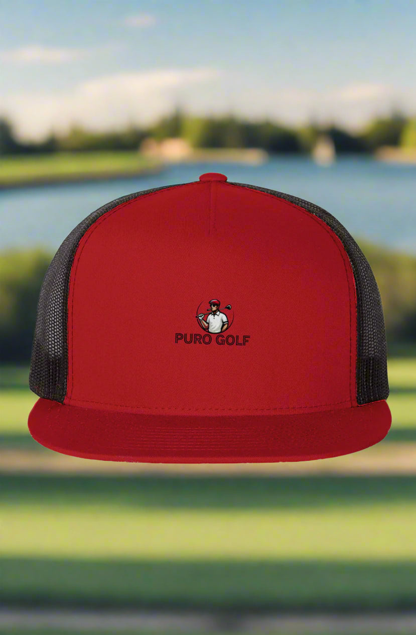 Puro Golf Raza Trucker Hat Red