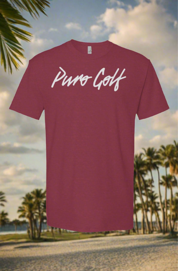 Puro Golf Cardinal "Day Tee" Short Sleeve T shirt