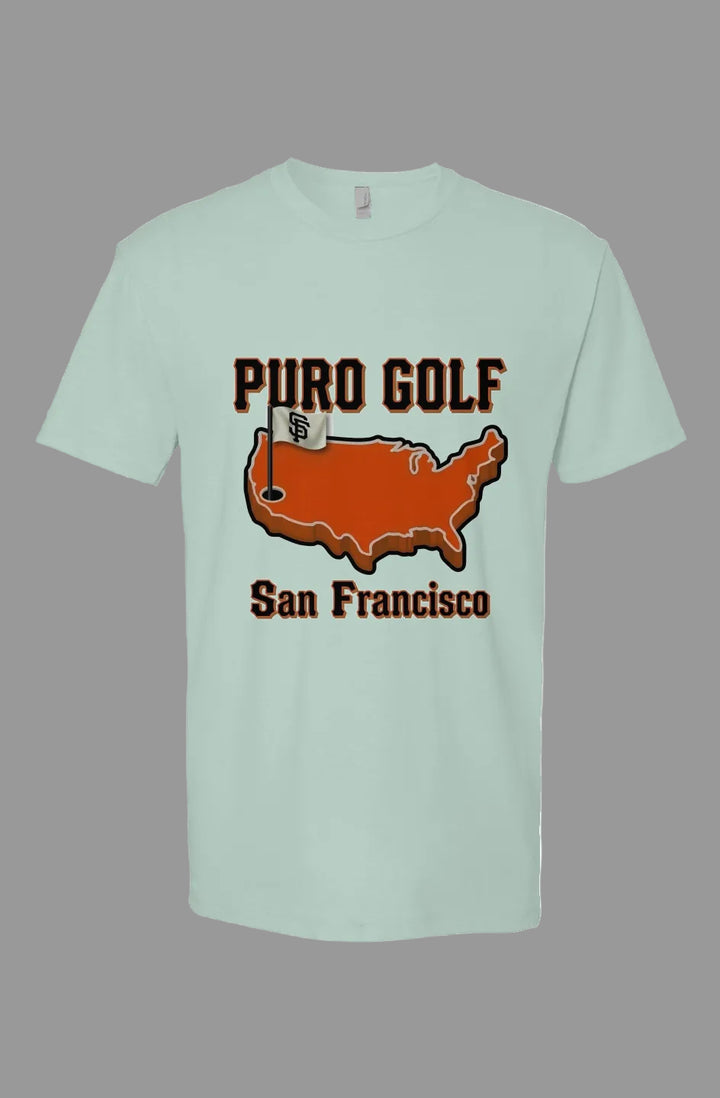 San Francisco "Masters" Puro Golf Mint Short Sleeve T shirt